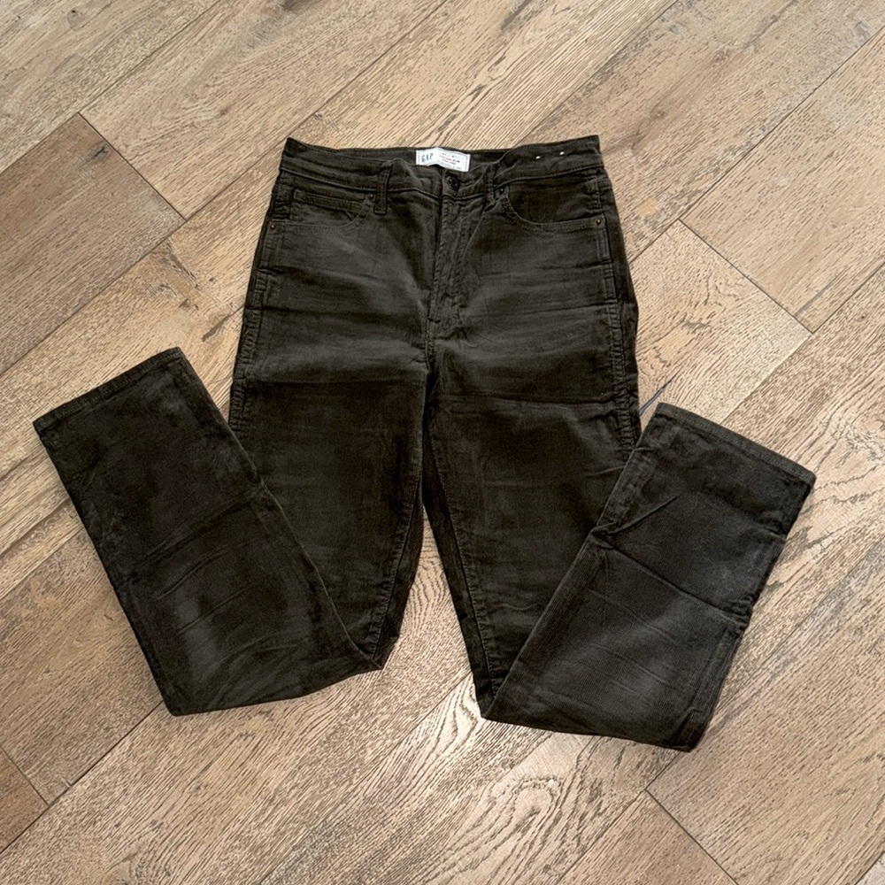 Gap High Rise Corduroy Vintage Slim Pants